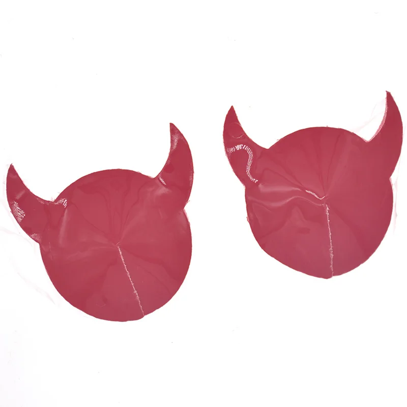 Сексуальная насадка на соски из бычьего рога многоразовые наклейки