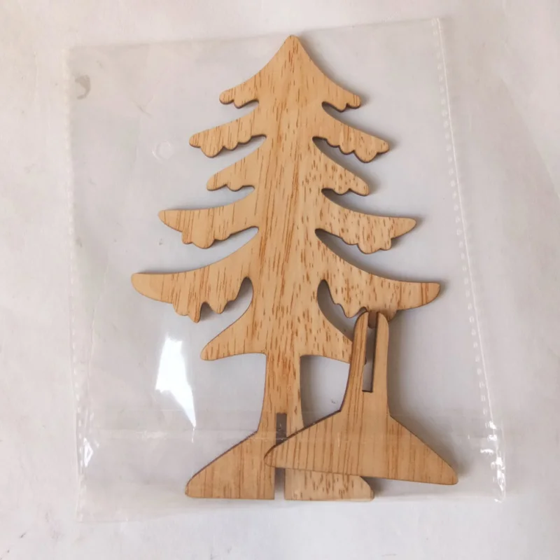 DIY сборка оленей Рождественская елка украшения деревянные Рождественские