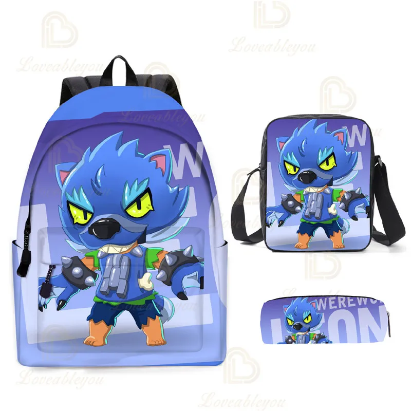 Рюкзак Leon Shooter детский с принтом ранец для мальчиков и девочек рисунком шипов