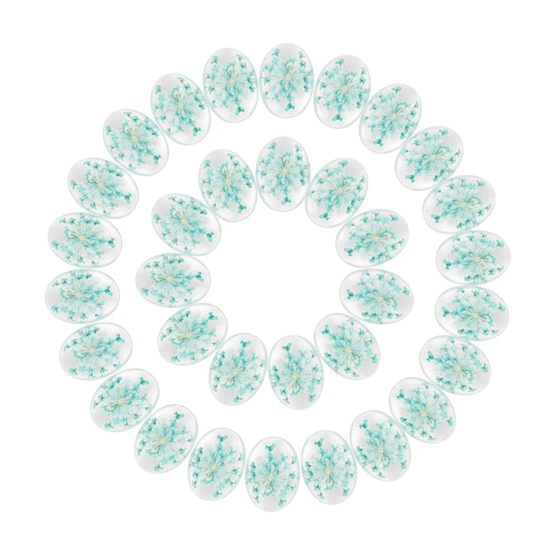 

5 шт. 18x25 мм сушеные цветы Овальные Кабошоны ручная работа фото и купол DIY Ювелирные изделия ручная работа плоская спина, кабошон орнамент фит...