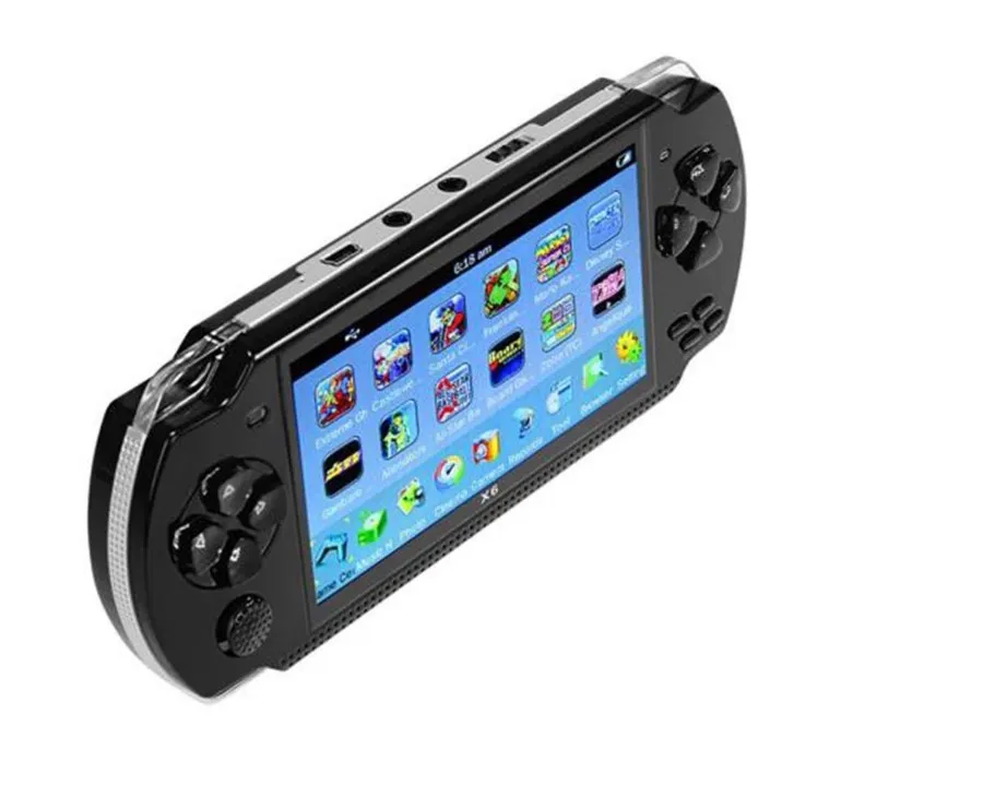Новое поступление портативная игровая консоль X6 размер экрана 4 3 дюйма