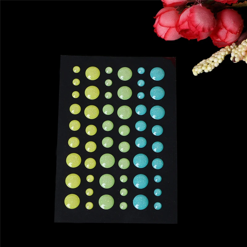 Эмаль точка самоклеющиеся украшения для изготовления открыток и ремесла