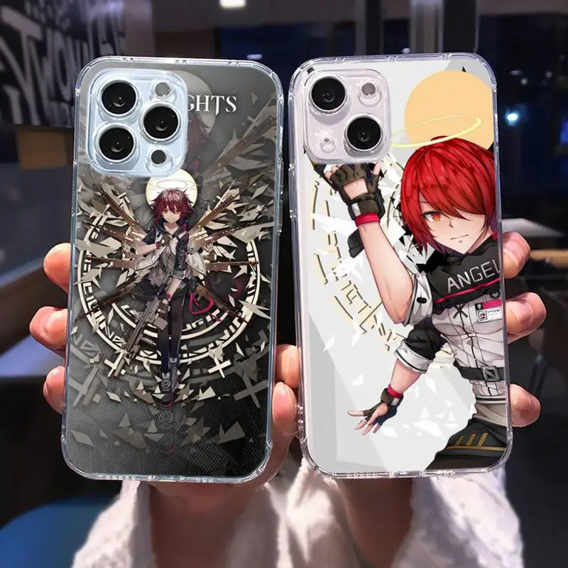 

Exusiai Arknights Phone Case for iphone 13 12 11 pro max mini 6 6s 7 8 plus SE2020 X XR XS shell iphone 13 case Funda Coque