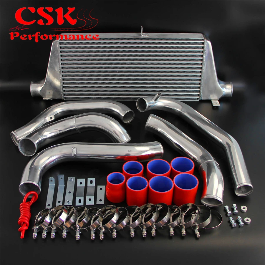 Подходит для Mazda RX7 FC FC3S 13B интеркуллер FMIC Kit Single Turbo 300-700hp 86-91 синий/красный/черный |
