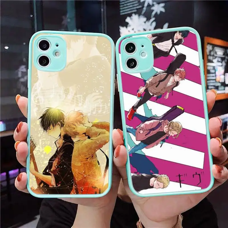 

given anime Yaoi Phone Case Matte Transparent for iPhone 7 8 11 12 s mini pro X XS XR MAX Plus cover funda