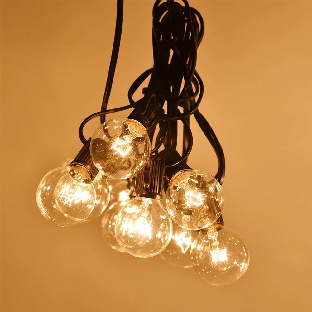 

G40 Edison Bulb Lamp 3.15m Fairy String Lights Glass Ball Garland Lights