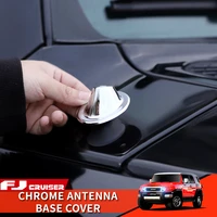 toyota fj cruiser accessories exterior modification chrome antenna base cover decoration sticker protection patch