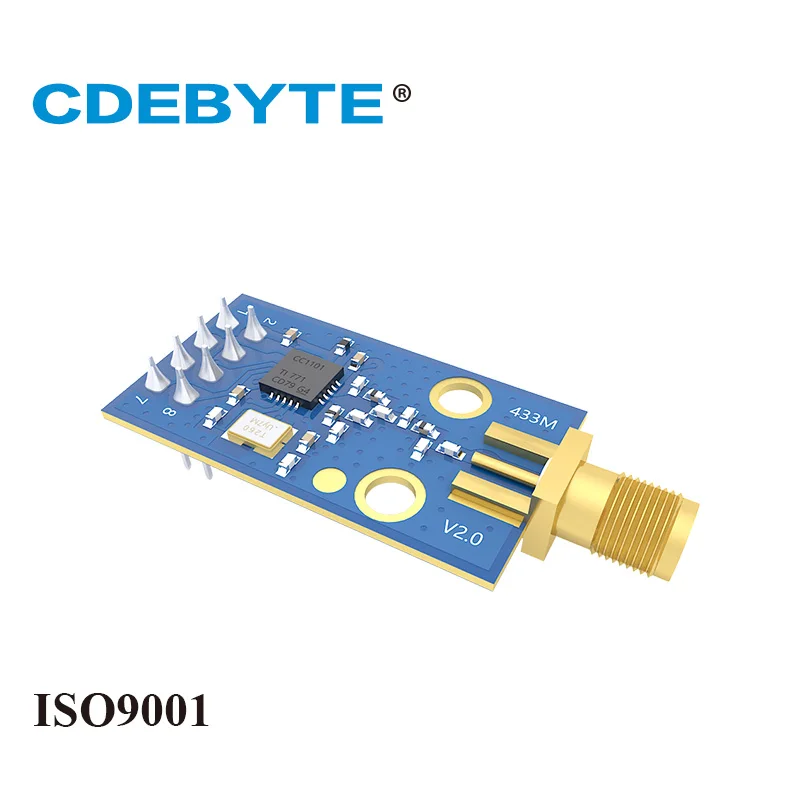 

E07-M1101D-SMA CC1101 433MHz 10dBm SPI SMD Wireless Transceiver RF Module DIP SMA-K Antenna Transmitter And Receiver CDEBYTE