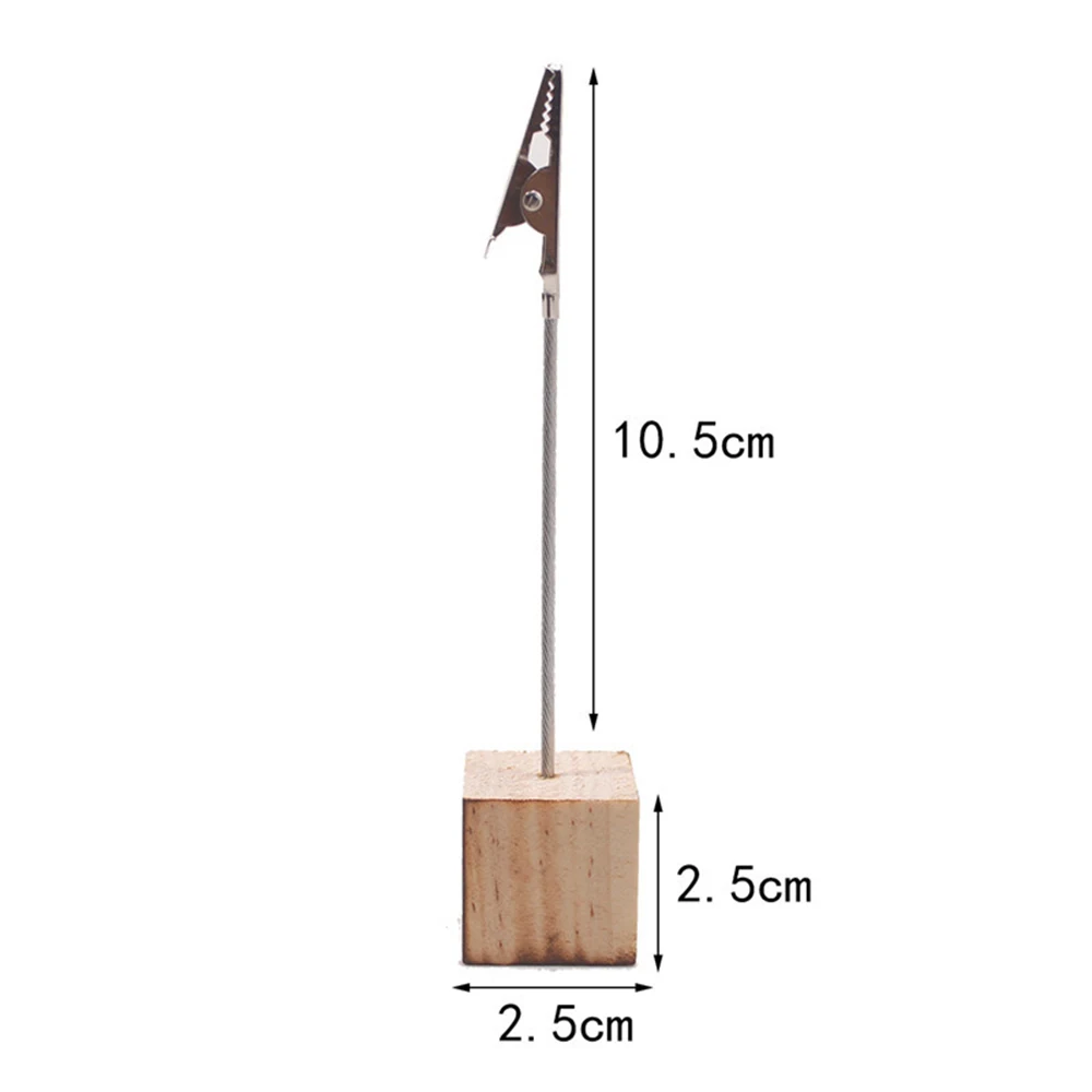 10 шт. деревянные зажимы-держатели для записей |