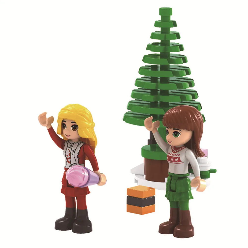 

266pcs Christmas Train Model 25524 Building Blocks Set Education Kid Toys For Children Christmas Gifts