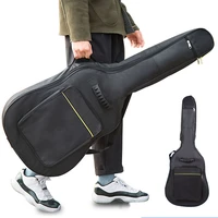 600d waterproof guitar case double strap padded black guitar case backpack shoulder strap classical guitar bag for 40 41 xaz5