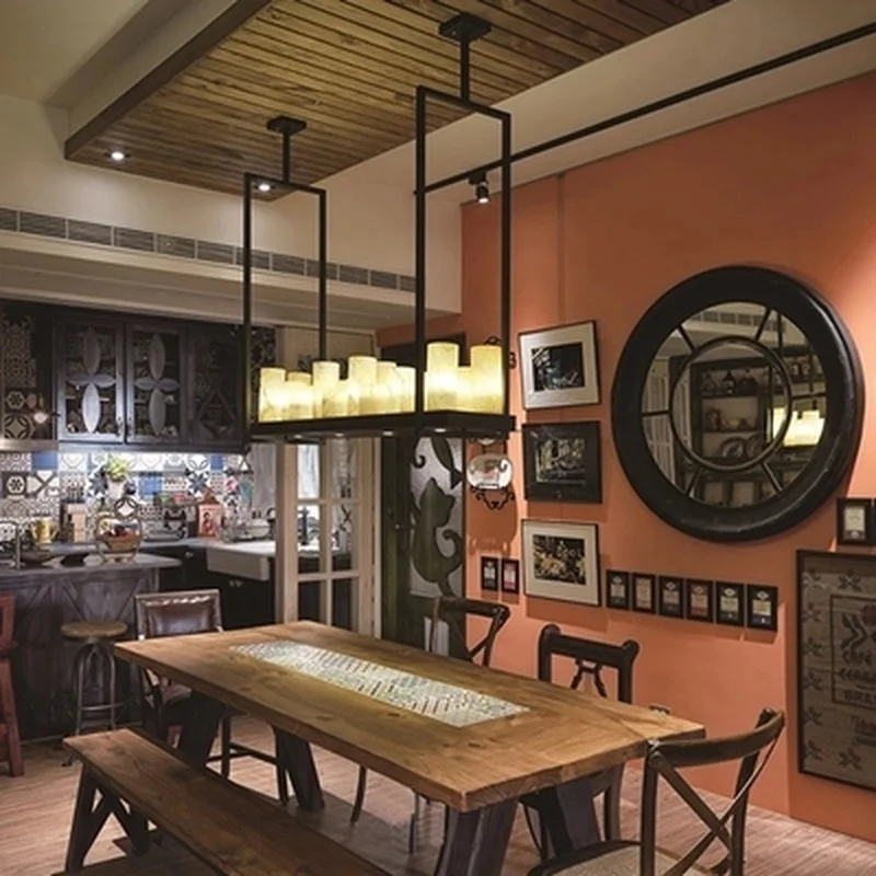 Реплика Кевин Рейли алтарь подвесной светильник LED свеча люстра винтажный свет