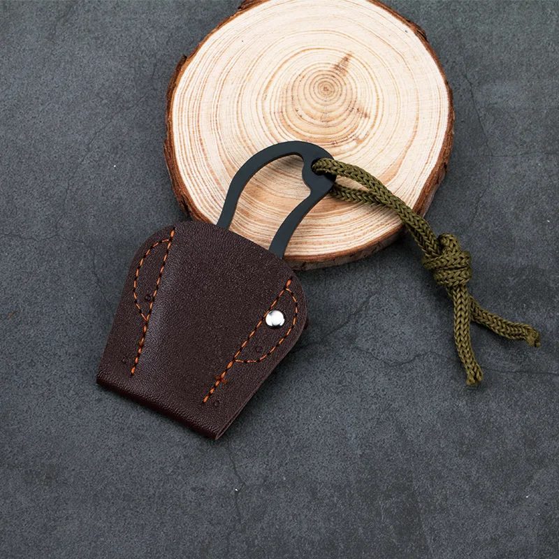 1 шт. 85 мм черный Мини портативный карманный нож из нержавеющей стали для