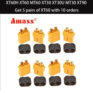 1-10 шт.5 пар XT60 XT30 XT60H XT30U XT90 T MR30 Штекерный разъем штекер Женский RC Квадрокоптер FPV гоночный Дрон batera Lipo