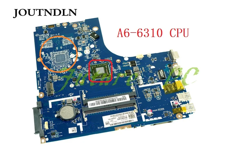 JOUTNDLN для LENOVO Ideapad B50 45 AM6310 материнская плата ноутбука ZAWBA/BB A6 6310 5B20G36755 тестовая