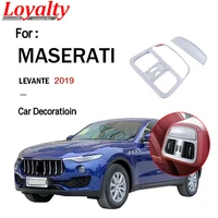 loyalty for maserati levante 2019 rear air outlet vent cover trim abs matte car accessories