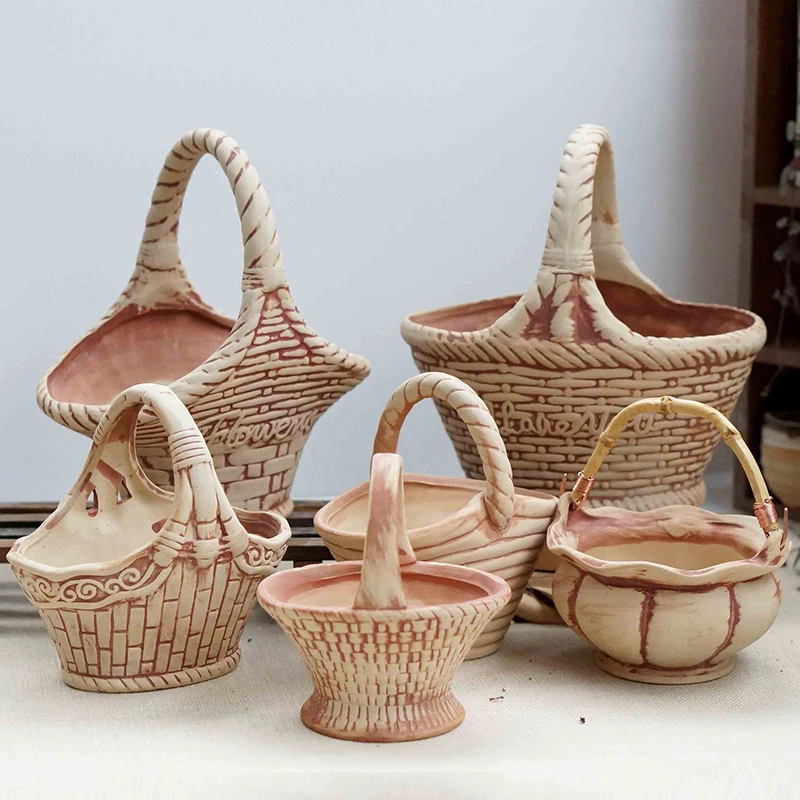 Новые суккуленты цветочный горшок керамическая посуда дышащий фарфоровый