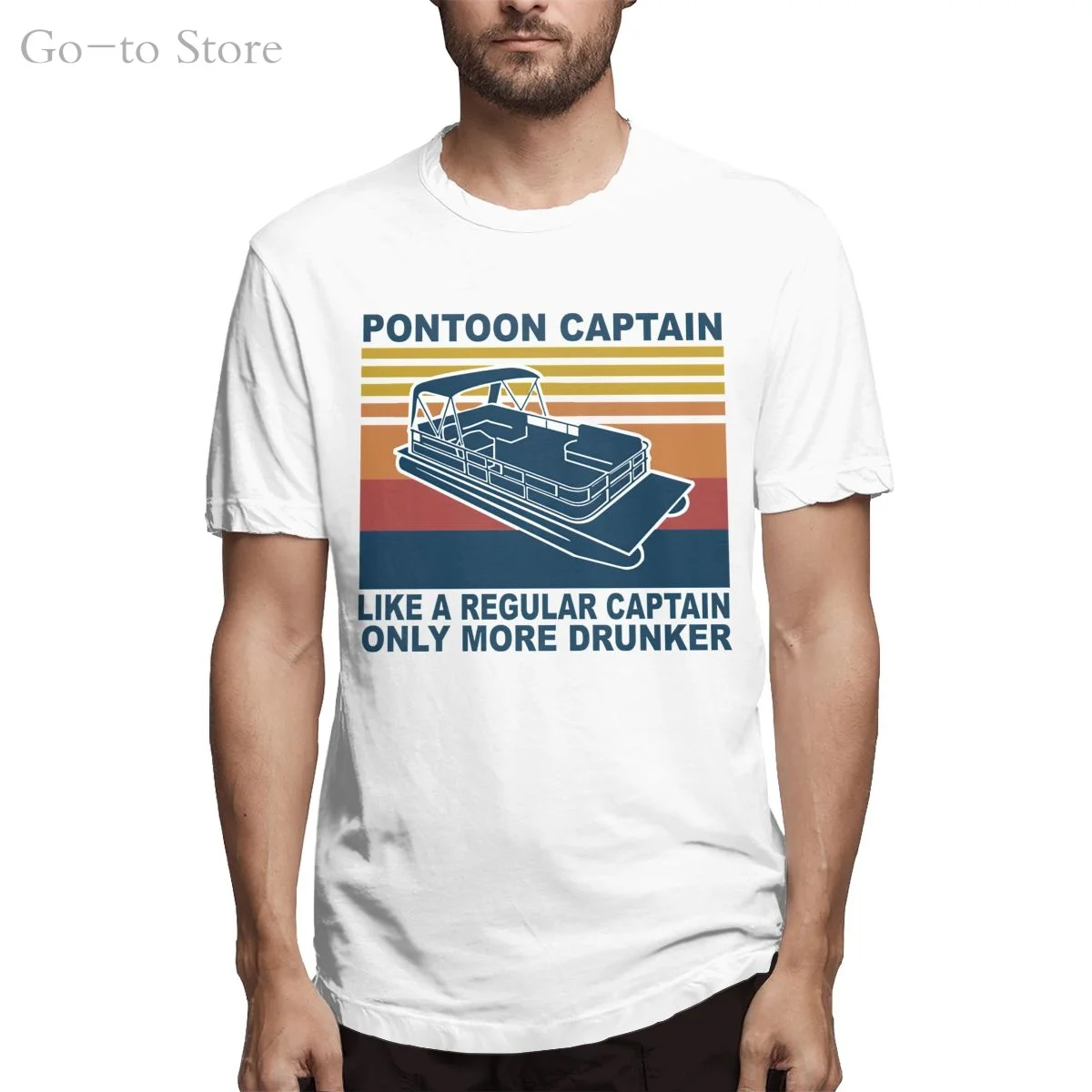 

Pontoon Captain Like A Regular Captain Only More Drunker Vintage T-Shirt