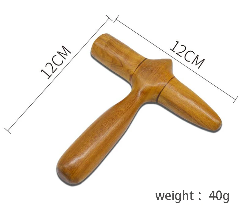 Тарелка из сандалового дерева для треугольной обрезки массажер натурального