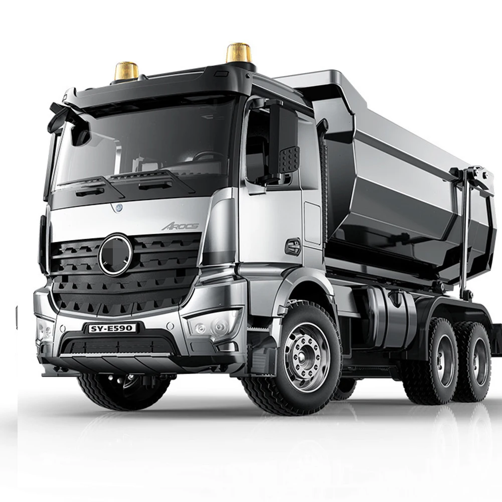 

1/20 E590 Радиоуправляемый самосвал с дистанционным управлением, супермашина, модель электрического погрузчика, инженерная машинка из сплава, ...