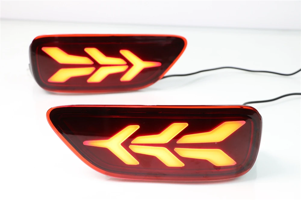 2 шт Автомобильный светодиодный задний отражатель противотуманная фара для