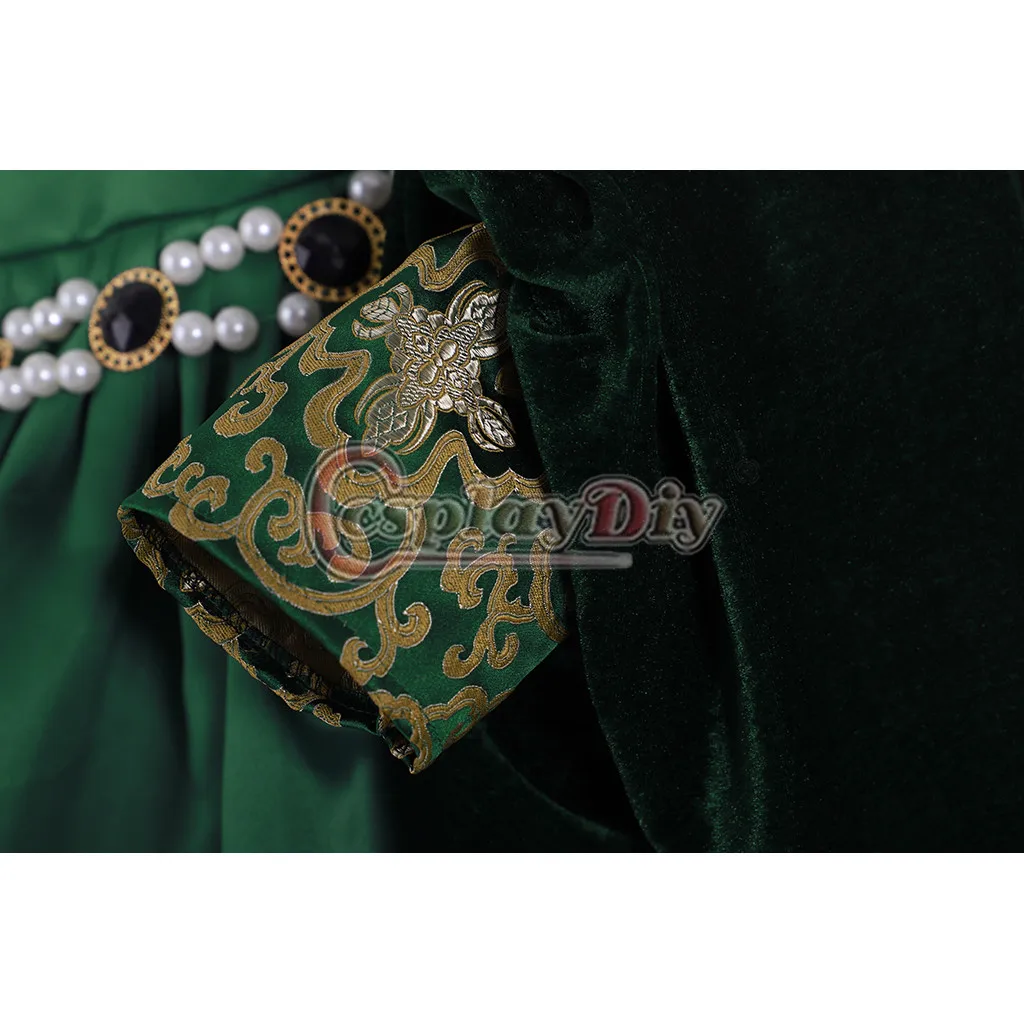 Косплей, сделай сам, королева елизания Тюдор, зеленый, косплей костюм, Tudor queen Anne Boleyn платье, вдохновленное другими Boleyn Girl L320