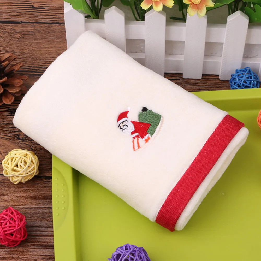 Декоративное роскошное полотенце 45x30 см быстросохнущее мягкое с вышивкой совы