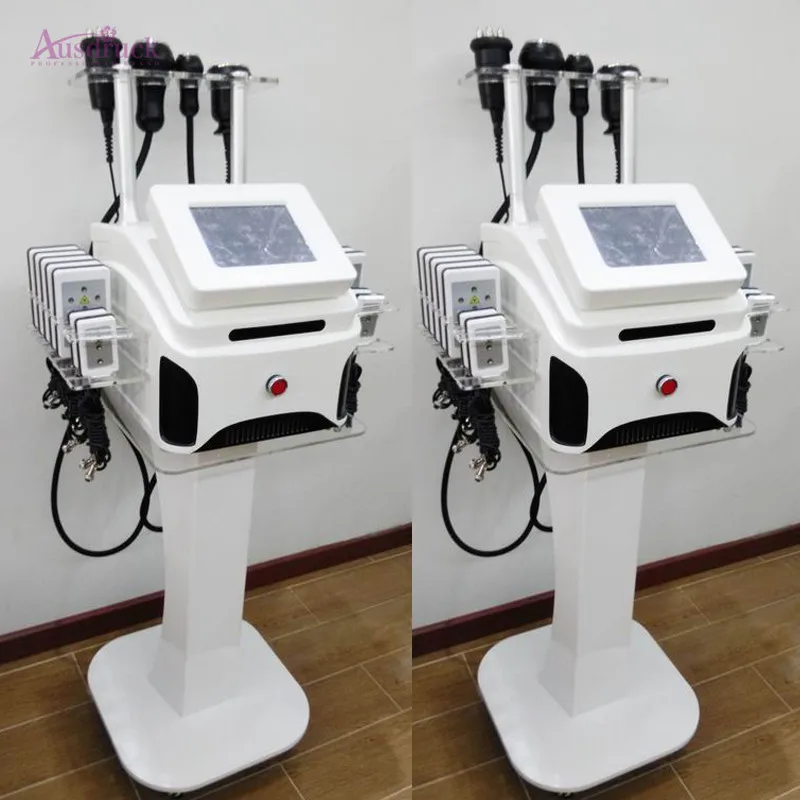 

6in1 40K Liposuction Cavitation Ultrasonic Slimming Vacuum RF Diode Lipo Laser LLLT Machine Fat Dissolve Body Beauty Slimming