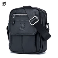 2021 New Mens Genuine Leather Messenger Shoulder Bag Vintage Cow Leather Male Casual Multifunction Small Crossbody Bag Fashion