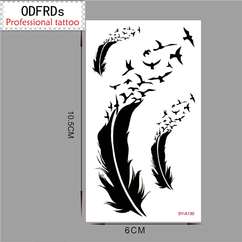 Водонепроницаемая временная татуировка хна для татуировки Поддельные