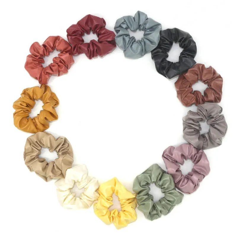 

Vintage Bright cloth Elastic Hair Band For Women Girls Hair Accessories Scrunchie Gumki Do Wlosow Scrunchies Accesorios Mujer
