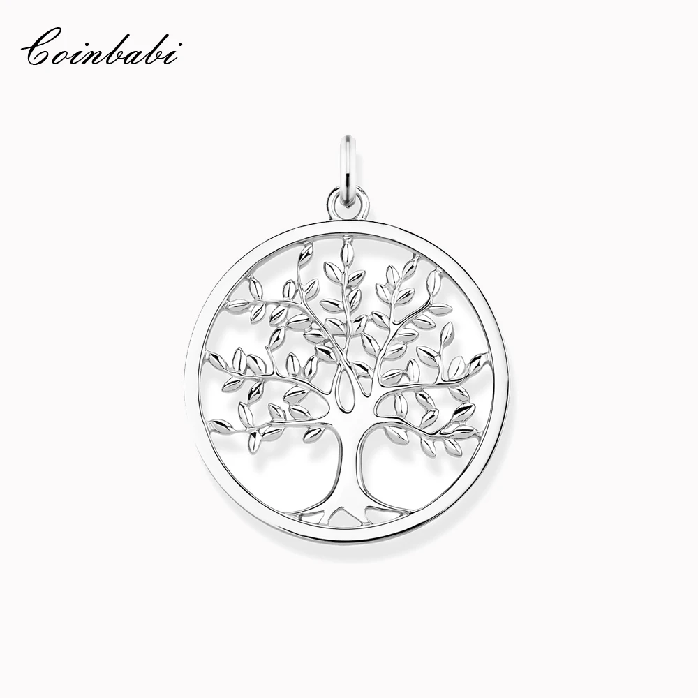 

Pendant Tree 925 Sterling Silver Fit Necklace 2021 New Jewelry Europe Style Bijoux Language of Nature Romantic Gift For Women