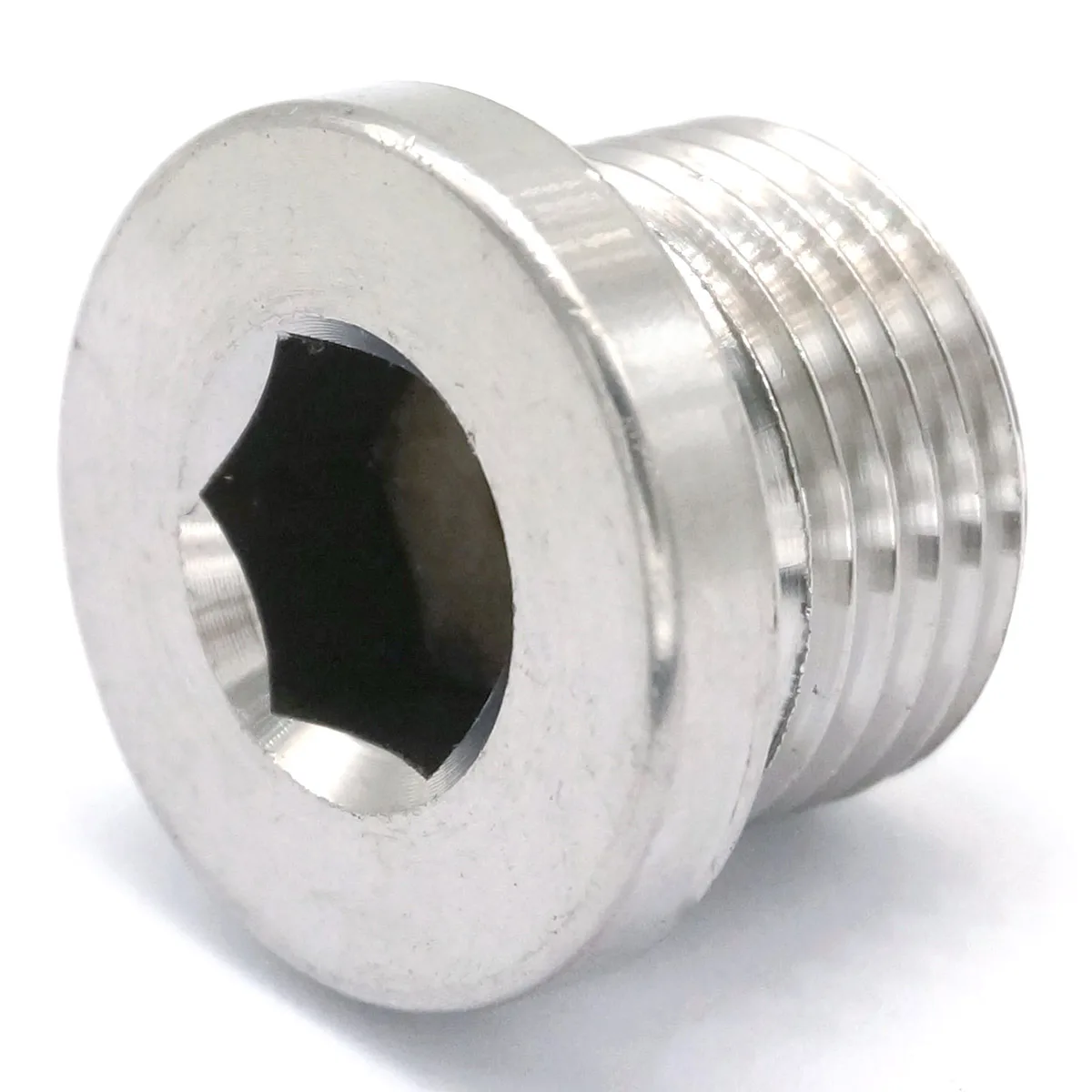 304 нержавеющая сталь BSPP/метрическая резьба потайная Заглушка с фланцем