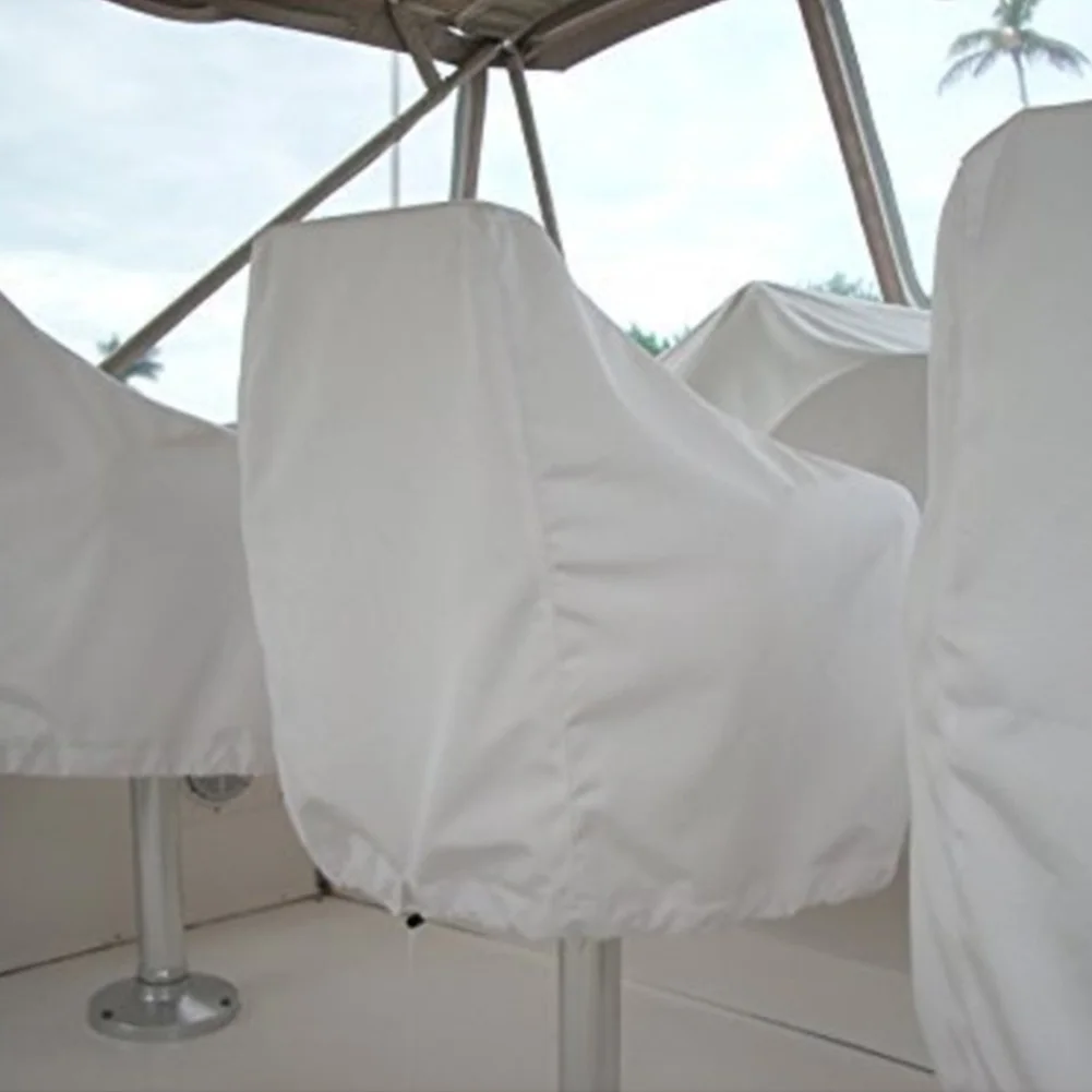 Protection Boat Seat Cover Ship Foldable UV Resistant Furniture Captain Chair Dust Elastic Closure Outdoor Helmsman Waterproof | Автомобили