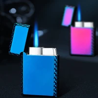 cool cigar turbo blue fmale firepower windproof lighter outside butane encendedores plating fire isqueiro smoking accessories
