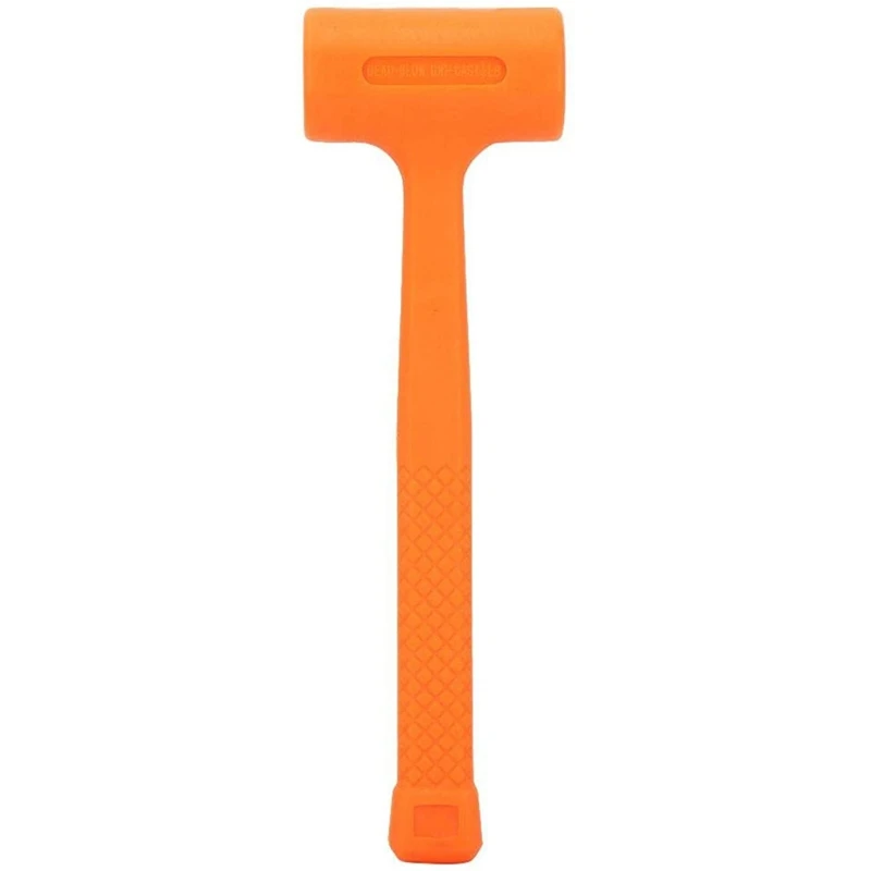 

K1KA Unicast Mallet with Non-Marring Rubber Coating for Home Interior Decoration 0.5/1LB Non-elastic Dead Blow Hammer