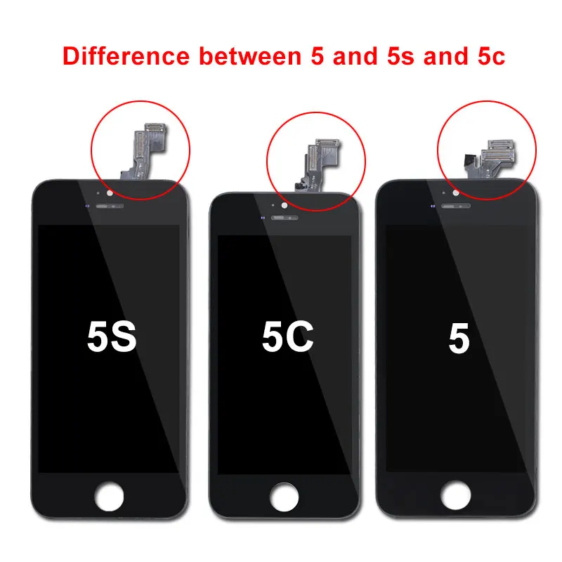 Для iPhone 5S ЖК дисплей для 5 SE 5C экран дигитайзер AAA Качество без битых пикселей ecran