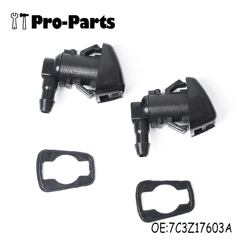 

2PCS/set New 7C3Z17603A Front Windshield Wiper Washer Jet For Ford F250 350 450 550 Spray Nozzle Repalement