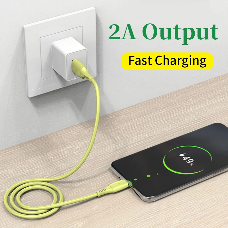 Кабель USB Type-c мобильный телефон Micro 2 А для быстрой зарядки и передачи данных 1 м 3 |