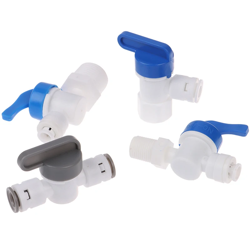 1/4 &quot1/2&quot Встроенный трубчатый кран запорный шаровой клапан быстрое соединение