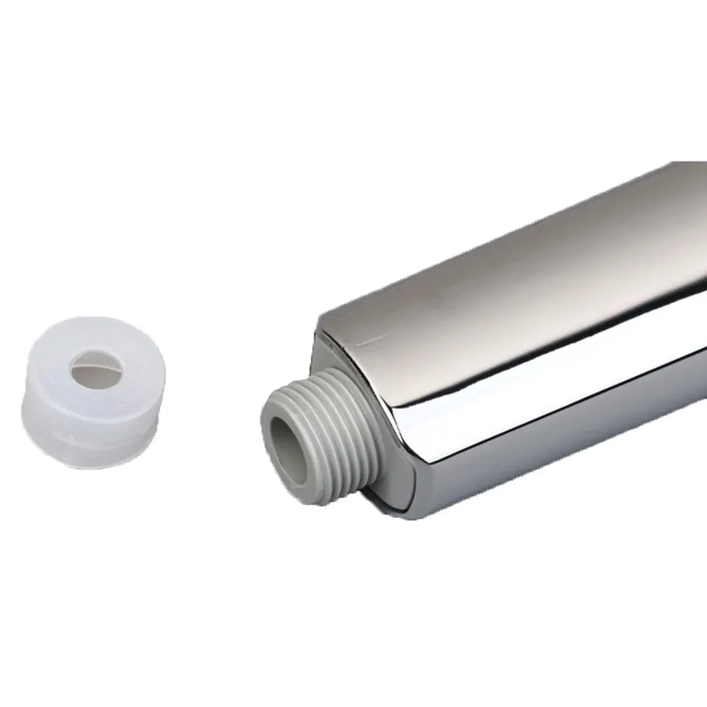 Двухсторонняя двойная функция насадка для душа водосберегающая круглая ABS хром