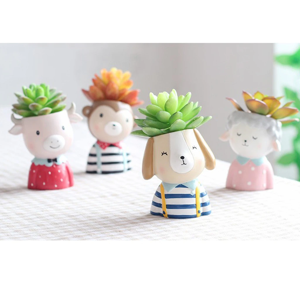 

Новый цветочный горшок в форме животных, суккулент, горшок для украшения дома и офиса