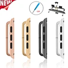 Соединитель адаптера для ремешка Apple Watch Band Series 6 SE 5 4 3 2 1 для ремешка iWatch 42 мм 38 мм 44 мм 40 мм адаптер застежки из нержавеющей стали