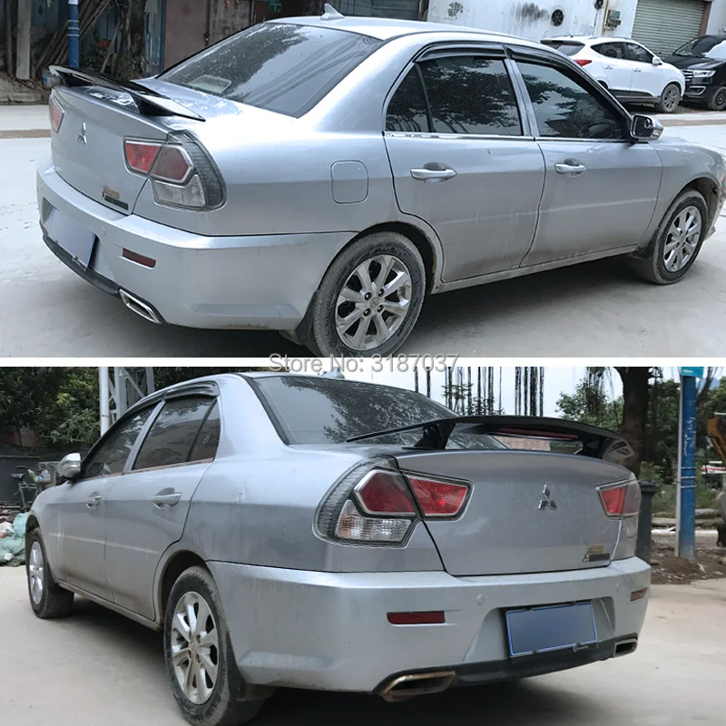 Спойлер для Mitsubishi Lancer TF 2008-2013 АБС-пластик задний спойлер на крыло крышу багажник