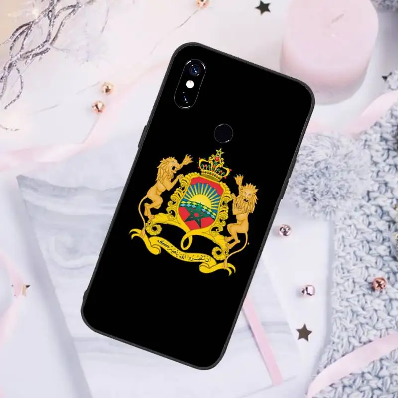 

Morocco Flag Coat Of Arms Phone Case For Xiaomi Redmi 7 8 9t a3Pro 9se k20 mi8 max3 lite 9 note 9s 10 pro