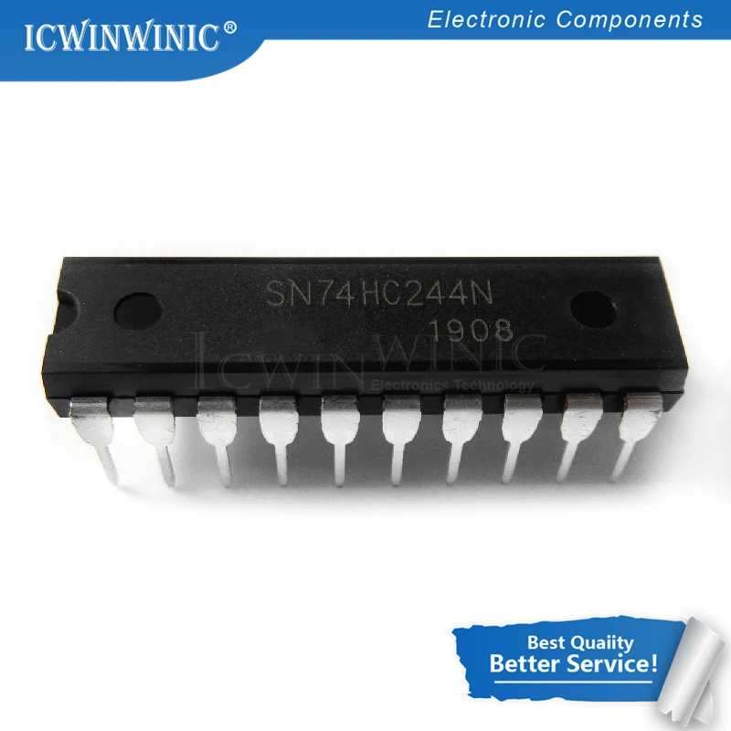 

10 шт. SN74HC244N DIP20 SN74HC244 DIP 74HC244N 74HC244 HD74HC244P DIP-20