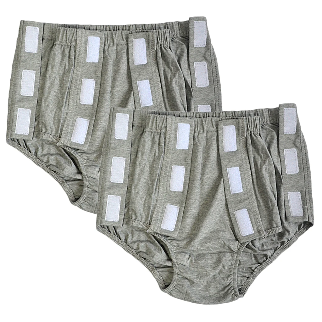 2pcs Universal Male Adults Reusable Snap-On Incontinence Pant Diaper Protective for Elderly Patients Home Hospital Use | Красота и