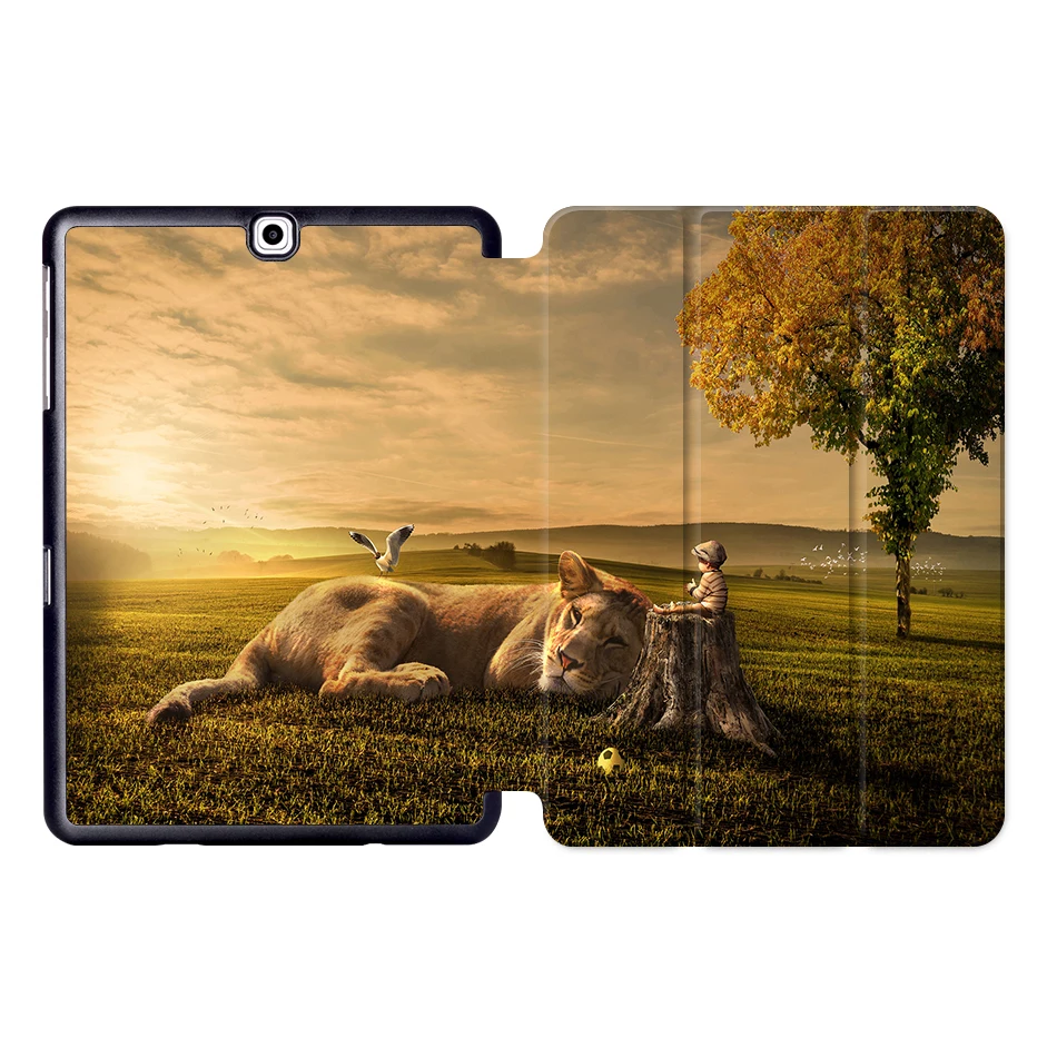 SS07 Чехол MTT для samsung Galaxy Tab A, 9,7 дюймов, SM-T550, SM-T555 из искусственной кожи, откидная подставка, защитный чехол для планшета, funda, SM-P550, SM-P555 - Цвет: SS07