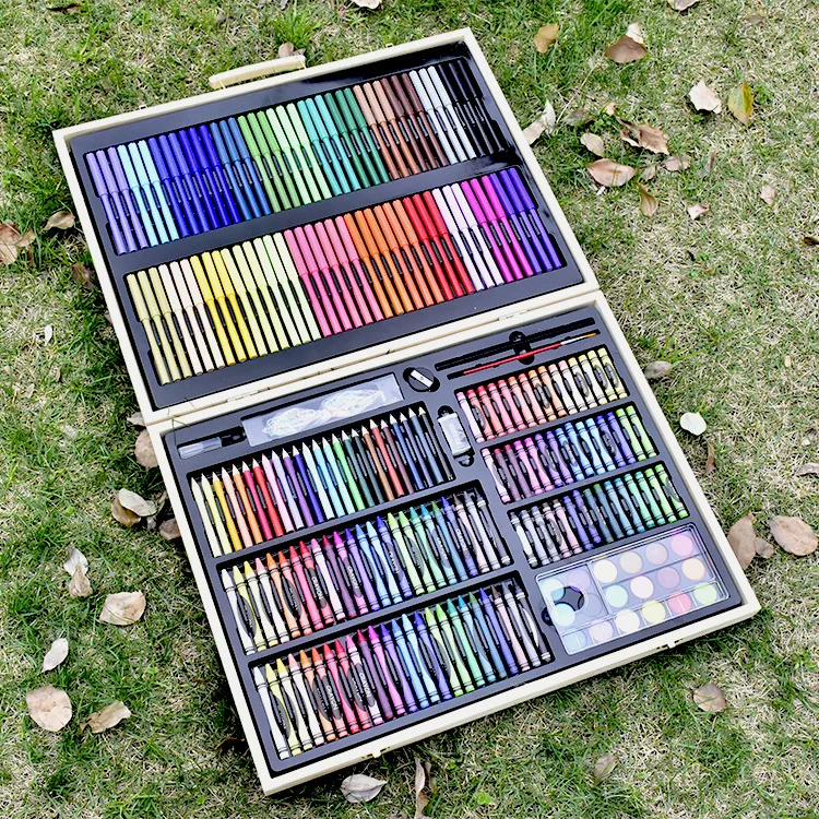 Детская Акварельная ручка 251 Подарочная коробка мелки для рисования