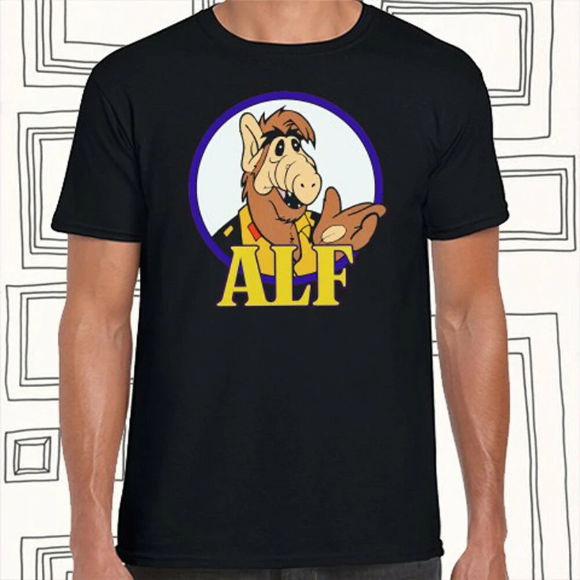 Футболка мужская с логотипом в стиле ретро Размеры S M L Xl Xxl Xxxl|Мужские футболки| |